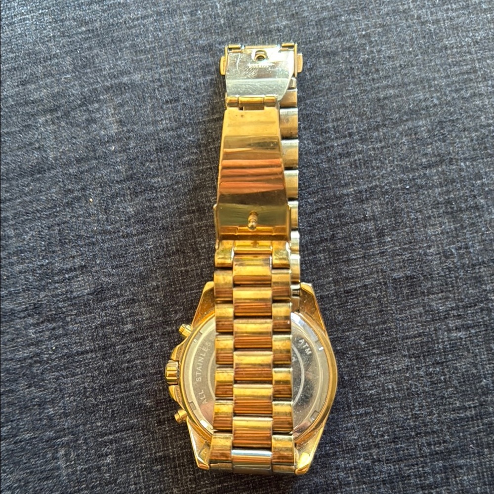 Michael Kors Gold Chronograph Watch - Picture 2 of 4